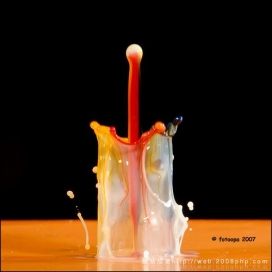 冰岛摄影大师：极具创意的液体液态水花艺术摄影欣赏