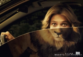 欧美Safari野生动物园虚幻人与动物结合广告