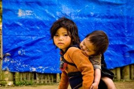 越南北部Northern Vietnam少数民族普通平民乡村风情人像小孩儿童摄影
