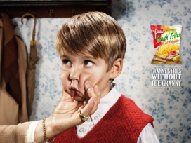 加拿大Findus儿童小孩薯条薯片膨化食品平面创意广告欣赏