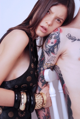 墨西哥REMIX 146 BonBon情侣亲密纹身艺术摄影
