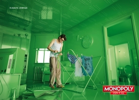 国外Monopoly游戏玩具创意广告-Own It All拥有它全部
