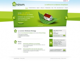 巴西MINUM绿色主题企业网站截图欣赏