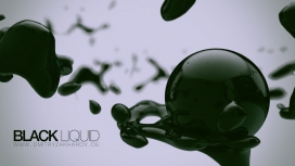 欧美Black Liquid高清晰黑色液体清晰摄影图