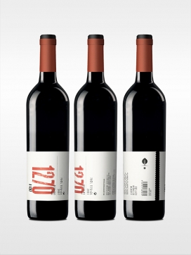 欧美Vino 1270 a Vuit葡萄酒平面广告