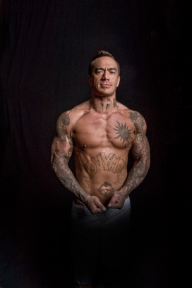 美国Photographic肌肉纹身男摄影