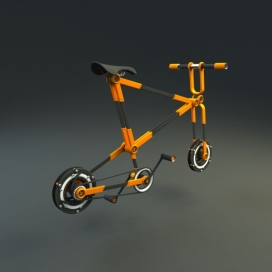 欧美Pocket Light时尚拆分折叠自行车设计