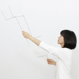 日本设计师浩一Futatsumata-移动交织钢架