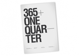 365.25印刷杂志设计-时尚字体排版