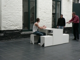 特殊的小空间家具-比利时JUSTIN LALIEUX设计
