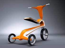 来自罗马尼亚Ciprian Frunzeanu工业设计师作品-概念自行车