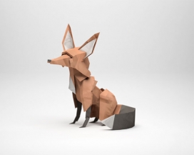 动物童话故事-墨尔本平面设计师-折纸和造纸工艺