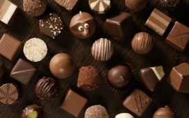 欧美高清大图-糖果甜品巧克力形状