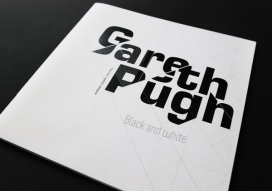 Gareth Pugh秋装斜线宣传册名片设计-俄罗斯圣彼得堡Elena Kharitonova设计师作品