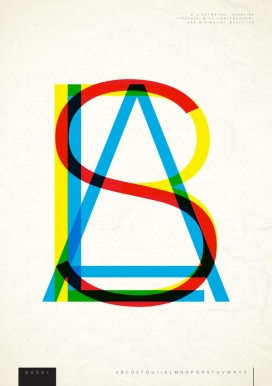 Basal Typeface时尚字体-英国David Palmer设计师作品