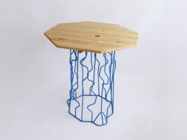 树桩户外圆凳子家具-Peter Jakubik家居设计师作品