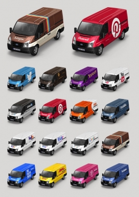 客货车和礼盒玩具-美国Mehmet Gozetlik玩具设计师作品