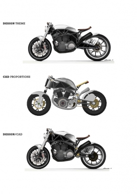 M020R Project-德国法兰克福Arnau Sanjuan Roman摩托车交通工业设计师作品