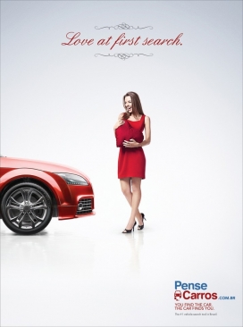 Pense Carros汽车平面广告