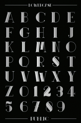 公共字体字母设计-葡萄牙波尔图UPPERTYPE字体设计师作品
