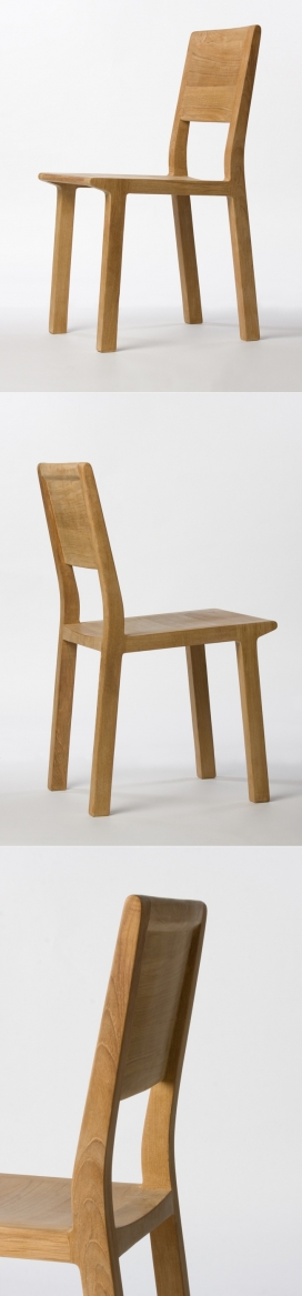 米兰时尚家居Attivo Creative Resource设计师作品-木质靠背椅子