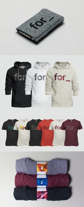 ForT恤衫品牌设计-美国佛罗里达州Ross Burwell品牌设计师作品
