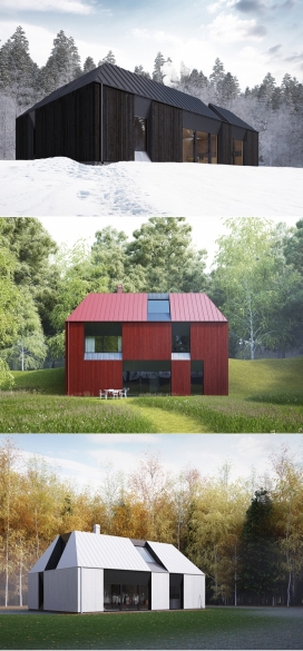 在米兰的纳维亚的活动板小房子-瑞典建筑师Claesson Koivisto Rune作品