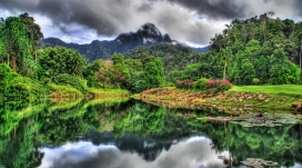 绿景湖-马来西亚兰卡威自然风景