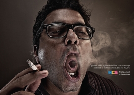 HCG禁烟公益广告-儿童比成年人吸入更多的空气，吸收更多的毒素
