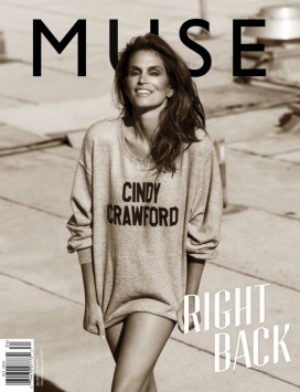 Muse杂志封面-超模Cindy Crawford辛迪・克劳馥的时装秀
