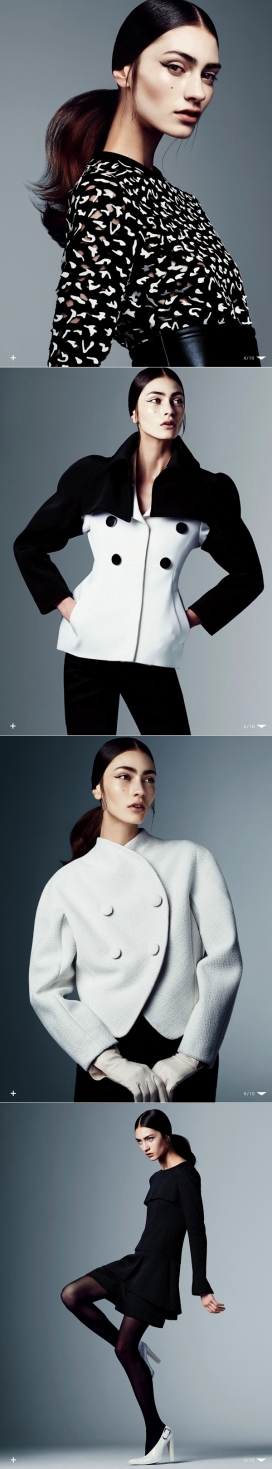 Vogue日本-黑白色的时尚