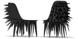 冰柱椅-看上去像带刺的椅子