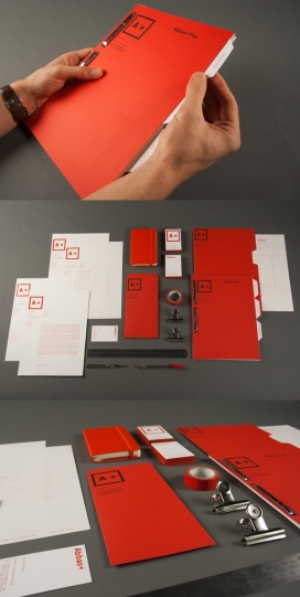 A+红色品牌宣传册设计