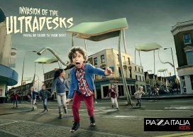 回到学校-Piazza Italia意大利广场平面广告