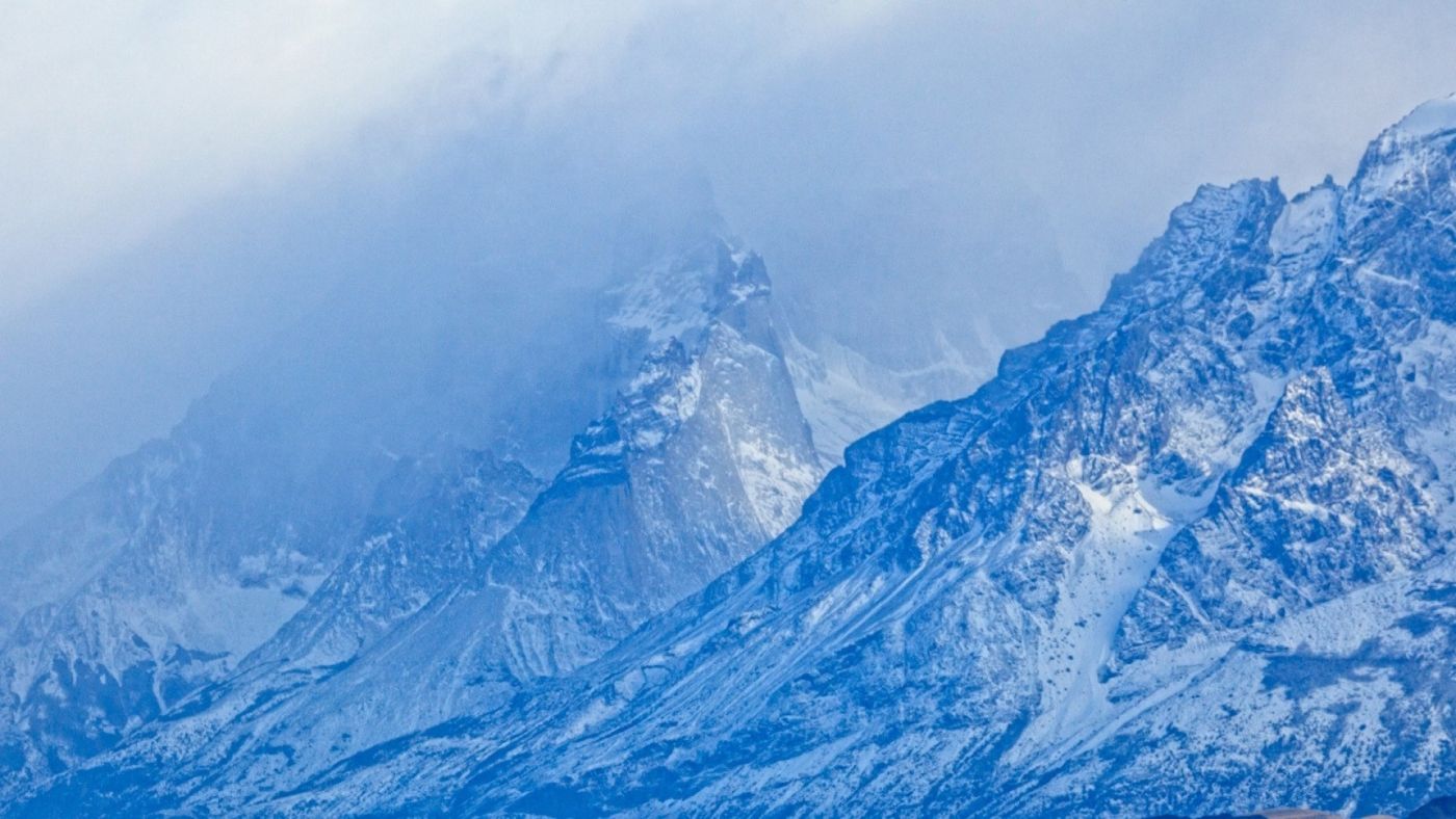 美丽的智利雪山图片