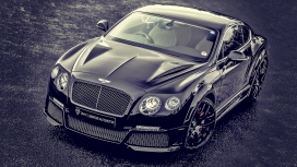 黑色Bentley宾利欧陆豪华车壁纸