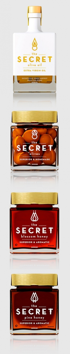秘密守护者-设计简约的Secret橄榄油与蜂蜜