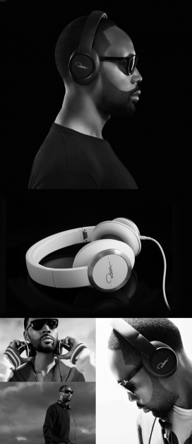 WESC x RZA钱伯斯黑白耳机设计-一个高品质的街道头戴式DJ耳机
