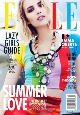 艾玛的多彩夏季-Elle加拿大-充满色彩的世界时装之苑