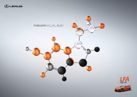 雷克萨斯-LFA 560HP汽车平面广告