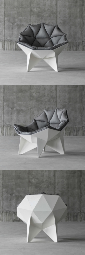球形薄壳结构菱形休闲椅-乌克兰ODESD2工作室设计