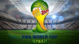 2014巴西世界杯标志LOGO壁纸