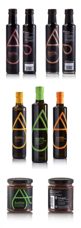 Anthia橄榄酱玻璃容器包装产品设计