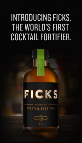 Ficks鸡尾酒网页界面设计