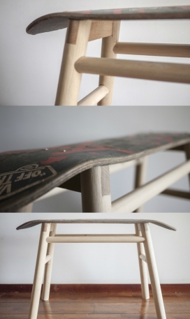 Skateboard stool-凳子设计