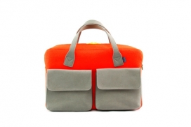 M.R.K.T.-时尚的日常袋设计-大胆的色块，干净最小的形状，灵感来自混凝土建筑物的启发。