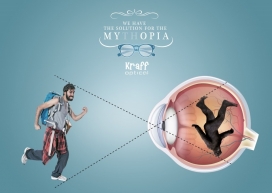 Kraff Optical眼镜光学平面广告