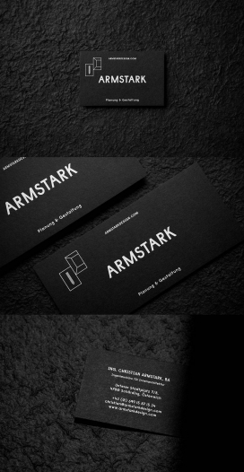 Armstark-一个高对比清晰度的品牌设计-简单和令人难忘的符号有助于交流活动