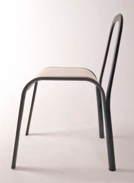 split-铝型结构山毛榉层椅子