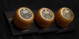Landers优质奶酪包装设计-卓越微妙而优雅的设计表达了一个卓越的品味。